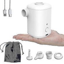 Outdoor Mini Air Pump For Mattress Mat Camping Portable Electric Inflator Usb Charging Pillow Swimming