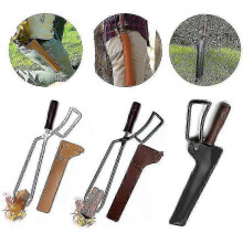 Leather Sheath Pouch Holder Gardening Tools Holster Belt Case For Pliers Pruners Scissors Knife Garden