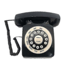 Vintage Telephone Desktop Retro Antique Telephone Old Fashioned Landline Wired Phone For Home Office