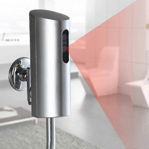 Bathroom Toilet Auto Infrared Sensor Touchless Urinal Flush Valve Wall Mount 2