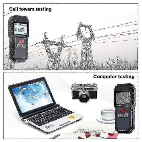 Digital Lcd Emf Meter Electromagnetic Radiation Tester 2