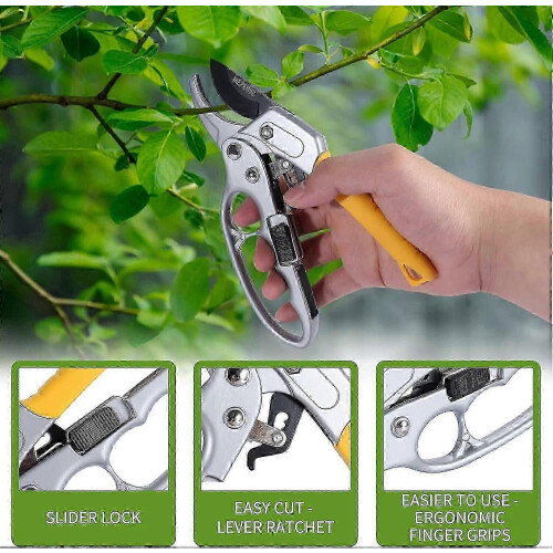 High-Efficiency Garden Pruning Shears - 3x Cutting Power for Yard Work 1