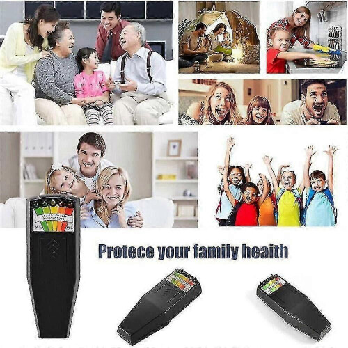 Digital Electromagnetic Field Radiation Tester Handheld 5 LED Gauss EMF Meter 2