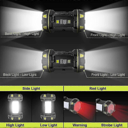 Rechargeable Led Camping Lantern, Multi-functional Camping Light, Waterproof Outdoor Searchlight, High 1