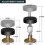 Adjustable Threaded Bed Frame Anti-shake Tool, Headboard Stoppers,4pcs_xuanshang 3