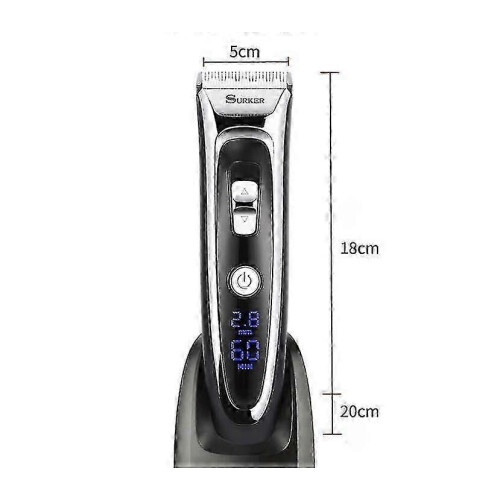Professional Hair Clipper Trimmer Set E Digital LED Screen Barber Tool 2