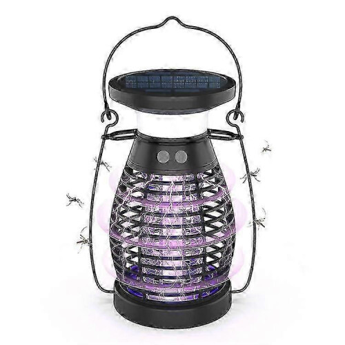 Bug Zapper For Outdoor, Solar & Rechargeable Mosquito Zapper 1