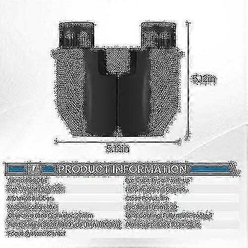 Alg 10x25 Folding Compact Binoculars For Adults Kids 2