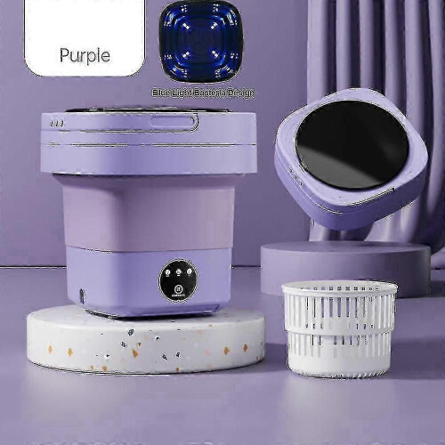 6.5l Foldable Washing Machine Low Noise Electric Laundry Machine For Bathroom 2