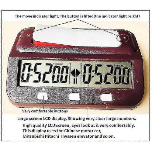Basic Digital Chess Timer With Bonus & Delay 2