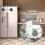 (Black)2 Pack Refrigerator Lock - Heavy Duty Combination Fridge Lock 5
