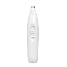 (White)Professional Dog Grooming Clippers Cordless with LED Light Two-speed Adjustment Small Pet Hair