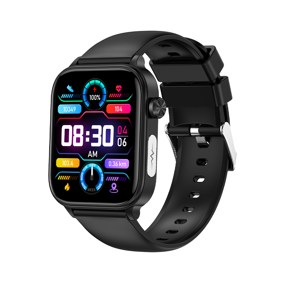 Smartwatch Et570 1.39 Inch Health Monitoring Bluetooth Calling(Black) Black 6976918069627