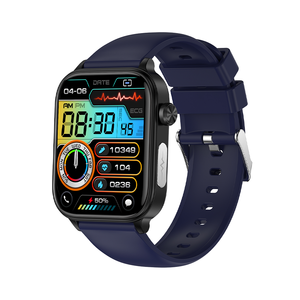Smartwatch Et570 1.39 Inch Health Monitoring Tooth Calling(Blue) Blue 6976918069634