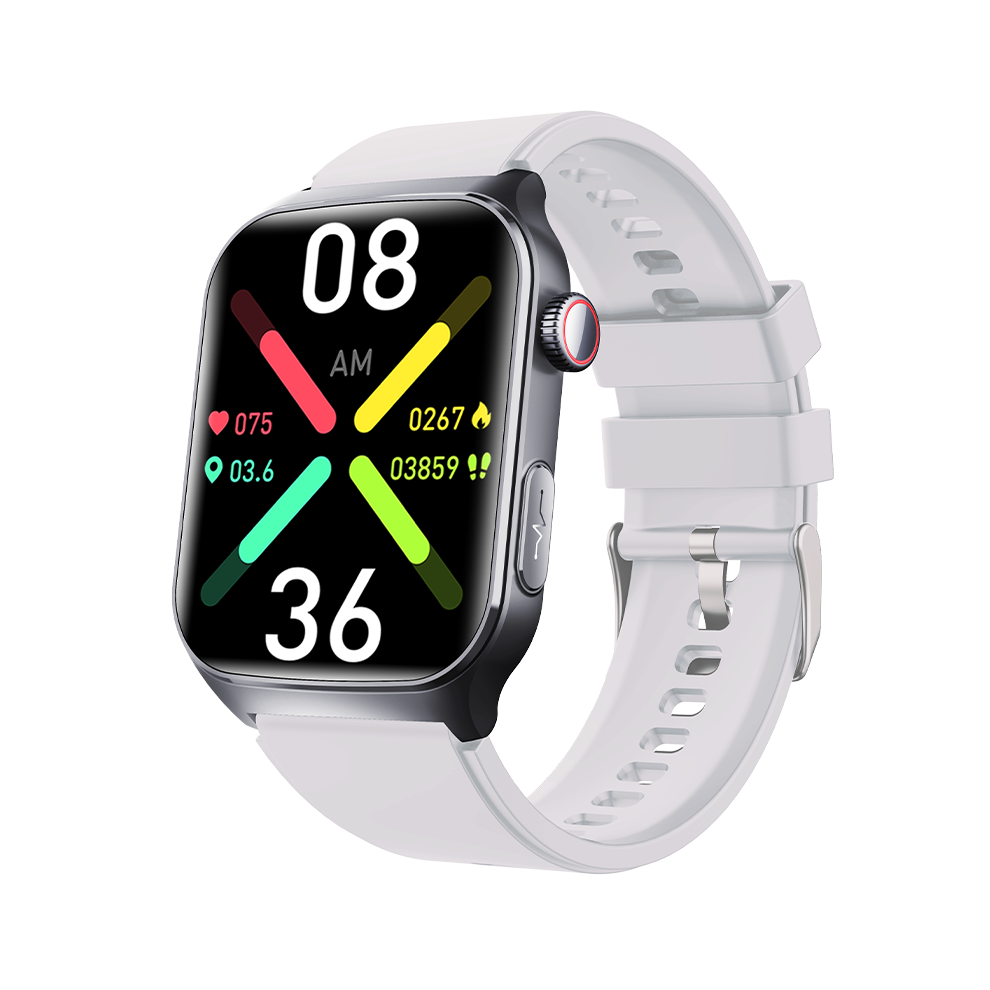 Smartwatch F320 Ecg Hrv Heart Rate Monitoring Supports Sos(White) White 6976918069597