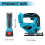 21V Cordless Jigsaw Electric Woodworking Tool Rechargeable 2 x Battery 4