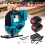21V Cordless Jigsaw Electric Woodworking Tool Rechargeable 2 x Battery 1
