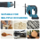 21V Cordless Jigsaw Electric Woodworking Tool Rechargeable 2 x Battery 11