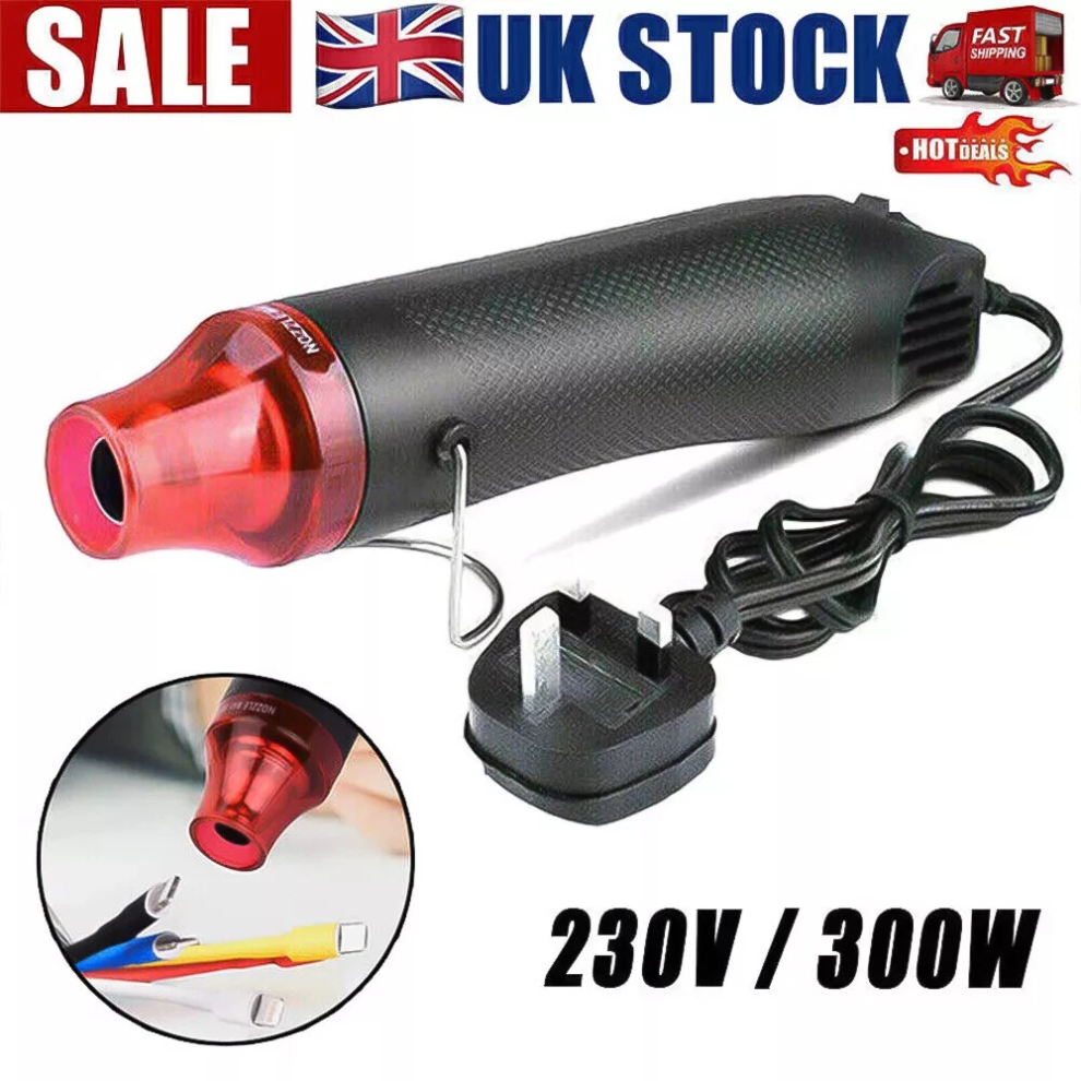 300W Handheld Hot Air Gun Portable Mini Heat Gun For Shrink Wrapping 9502817896582