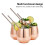 550ml Copper Stemless Stainless Steel Wine Glass Egg Shape 4