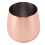 550ml Copper Stemless Stainless Steel Wine Glass Egg Shape 14