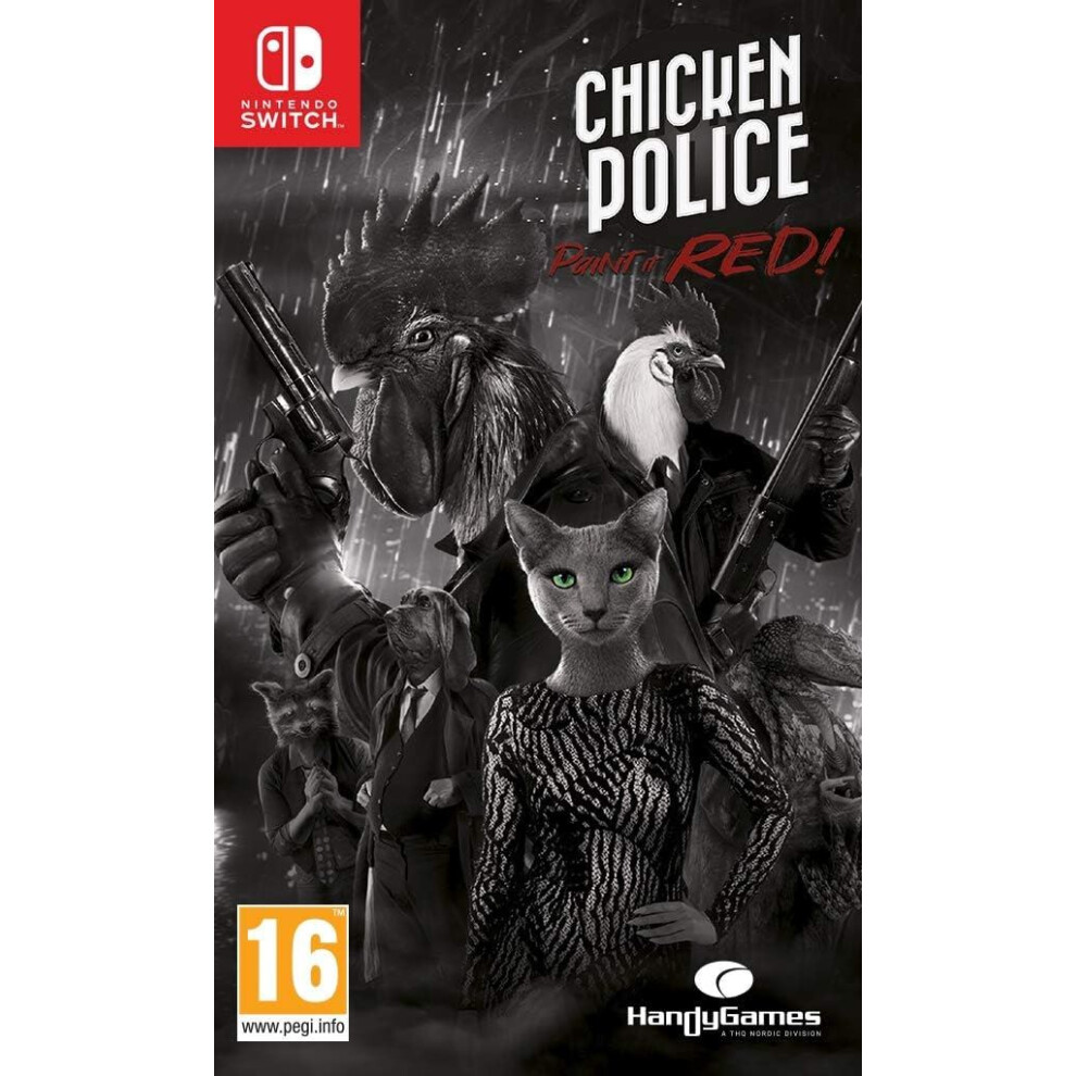CHICKEN POLICE PAINT IT RED Nintendo Switch CARTRIDGE Version NEW - Image 4