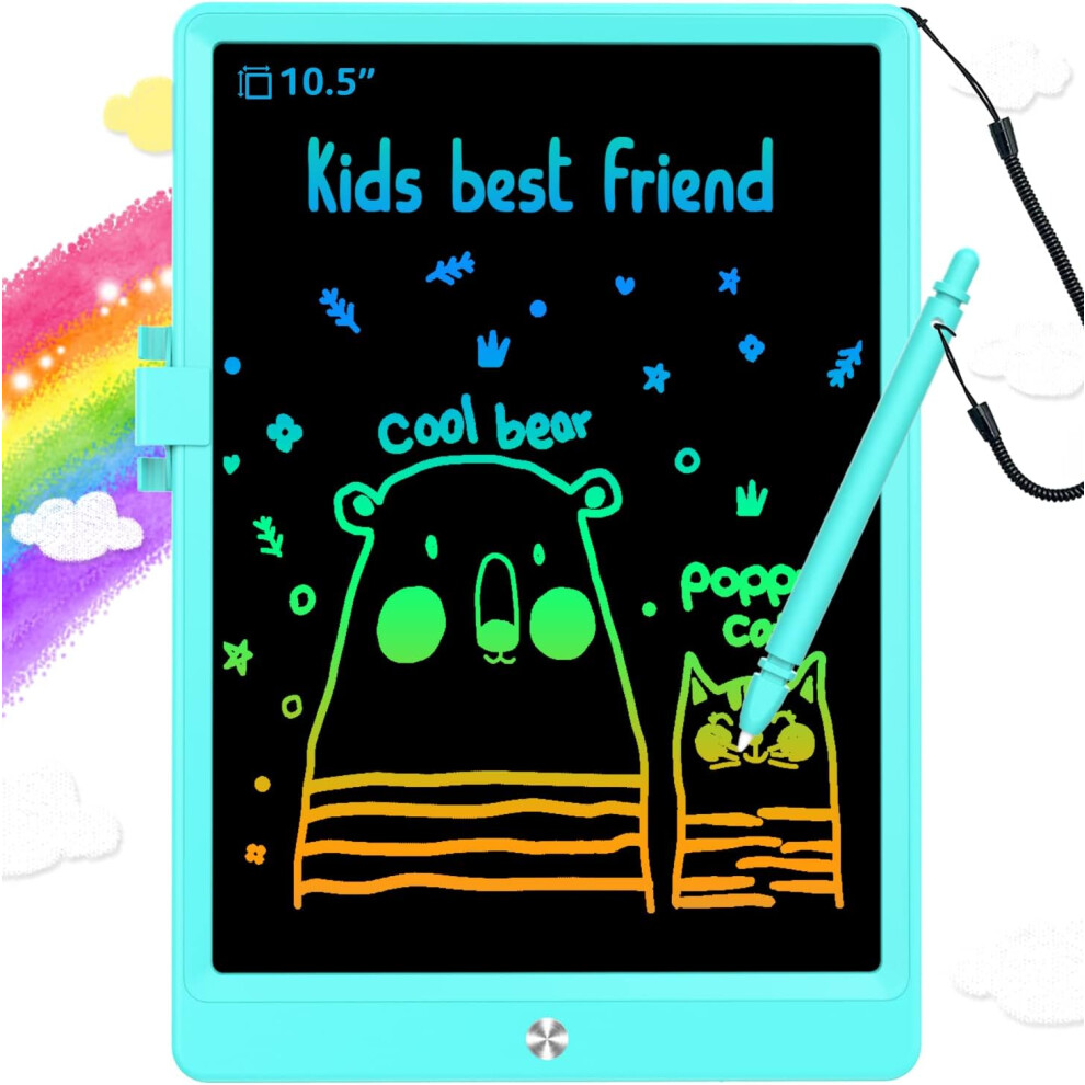 Photos - Other Toys LCD writing board graffiti board, 10.5 inch color drawing board travel gift, suitable for girls and boys aged 3, 4, 5, 6, 7,