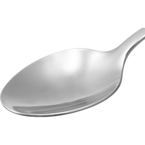 Stainless Steel Dinner Spoons with Round Edge, Pack of 12, Silver 1