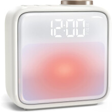 Sunrise Alarm Clock Wake Up Light,Alarm Clocks for Bedrooms,6 Scenes Simulation 6 Soothing Sounds,Dual Alarms Snooze, for Heavy Sleepers Sleep Aid