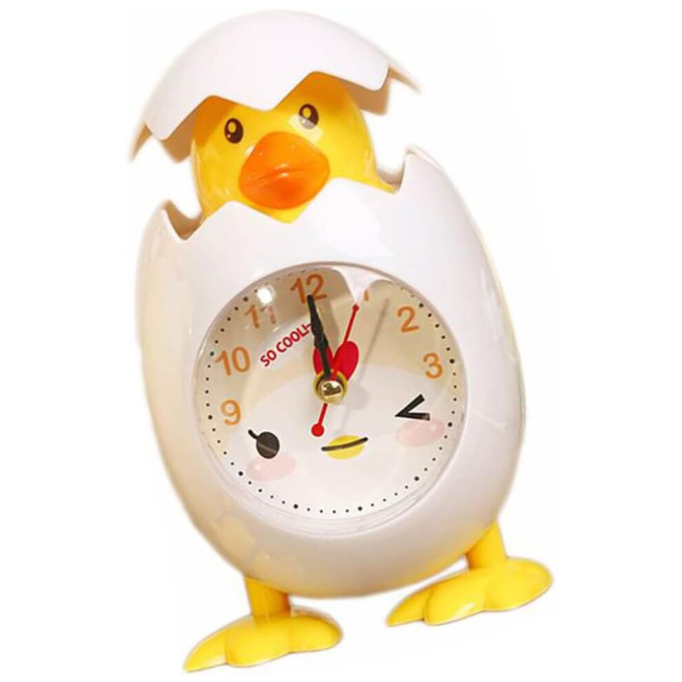 Alarm Clock Cartoon Chicken Egg Shell Alarm Clock Desktop Clock Alarm Clock Fancy Home White Mascot