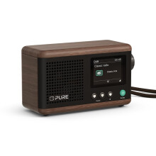 Pure Classic Mini Portable digital radio - DAB+ & FM - Bluetooth 5.3-15 hours battery life - 2 equaliser options - 2.4 inch colour display - Carrying