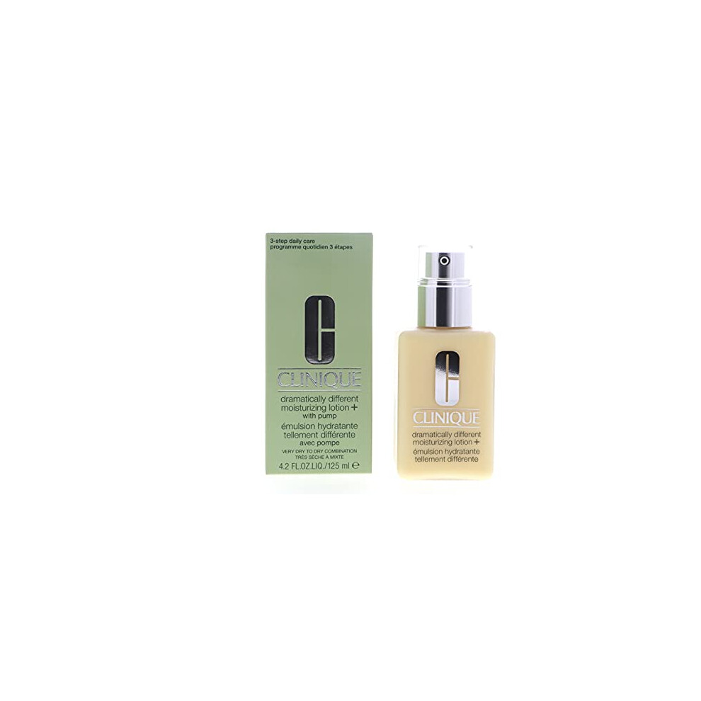 Moisturisers by Clinique Dramatically Different Moisturizing Lotion+ (Pump) for Very Dry to Dry Combination Skin / 4.2 fl.oz. 125ml