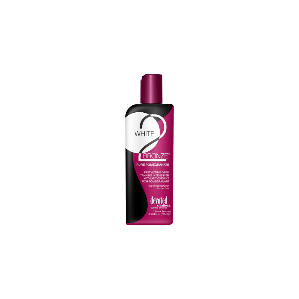 Devoted Creations White/Bronze/Cream 2 Pomegranate Sunbed Tanning Lotion (251 Ml Bottle)