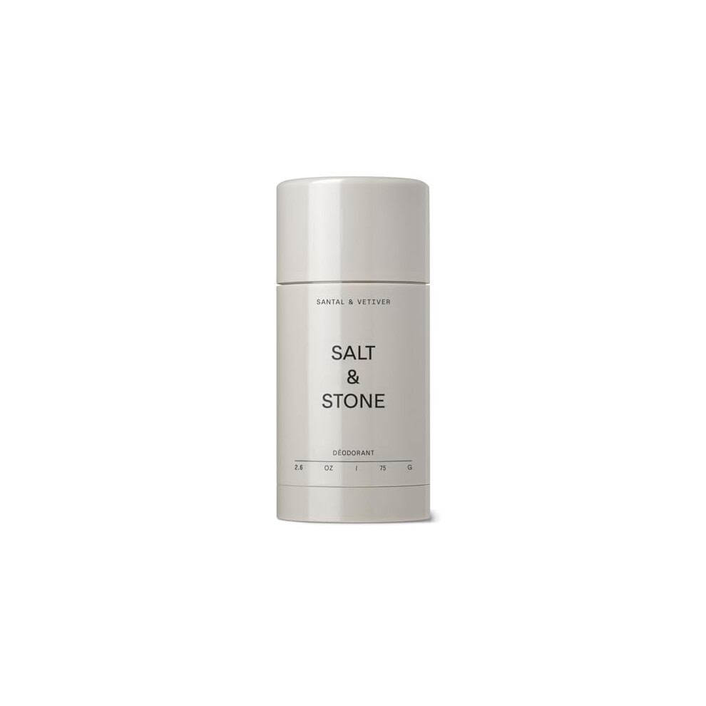 Salt & Stone Natural Deodorant - Santal | Extra Strength Natural Deodorant For Women & Men | Aluminum Free With Probiotics, Seaweed Extracts & Shea B
