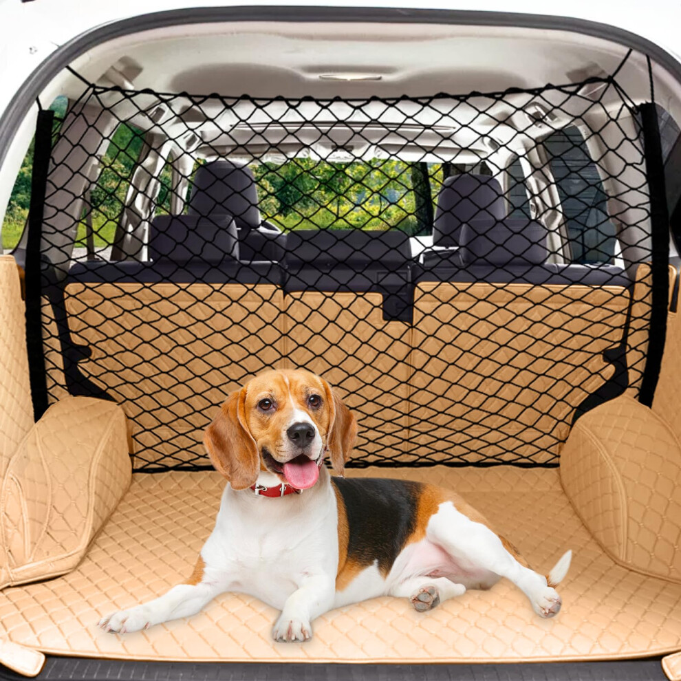 Dog Car Barrier Net Pet Car Divider Back Seat Barrier Net For Trucks, Suv, Full Sized Sedans Pet Restraint Car Backseat Divider Vehicle Gate Cargo 1255478166164