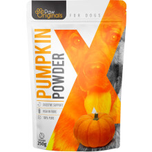 Pumpkin X by Paw Originals ? 100% Pure Pumpkin Powder for Dogs 250g | Natural Digestive Supplement & High Fibre Topper | Firm Stools, Gut Health, Anal