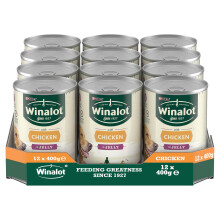 WINALOT Classics Mixed in Jelly Chicken Wet Dog Food 12x400g