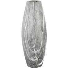 Grey Marble Effect Vase 40x14cm