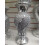 Crushed Diamond Ceramic Silver Vase 40x15Cm 2