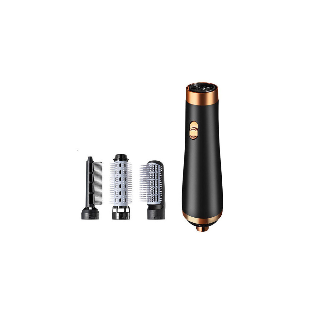 Eapoy Black (Black) Hot Air Brush Electric Blow Dryer Brush Negative Ion Hair Straightener Curler