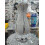 Silver State Line Crushed Crystal Vase 25x10cm 1