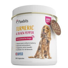 365 Turmeric for Dogs with Active Bioperine Black Pepper | Natural Premium Turmeric Curcumin Capsules suitable for Cats, Horses & Pets Powerful