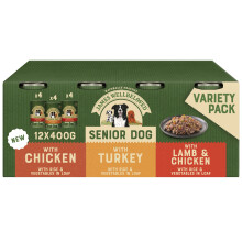 James Wellbeloved Senior in Loaf 12 Cans, Hypoallergenic Wet Dog Food, Pack of 1 (12 x 400 g)
