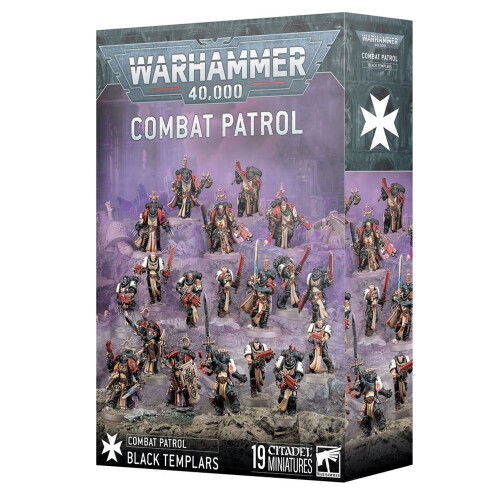 Warhammer Games Workshop Warhammer 40k Combat Patrol: Black Templars 73-553 - Tabletop Miniatures Wargame