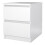 Naia Bedside 2 Drawers in White high gloss 3