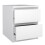 Naia Bedside 2 Drawers in White high gloss 4