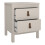 Barcelona Bedside Table 2 Drawers in Cashmere 6
