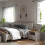 Bohol 1 Drawer Bedside in White/Riviera Oak 5