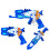 (Blue) Three Mode Mini Force X Transformation Sword with Sound and Light Transformation Weapon Toy 3