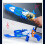 (Blue) Three Mode Mini Force X Transformation Sword with Sound and Light Transformation Weapon Toy 2